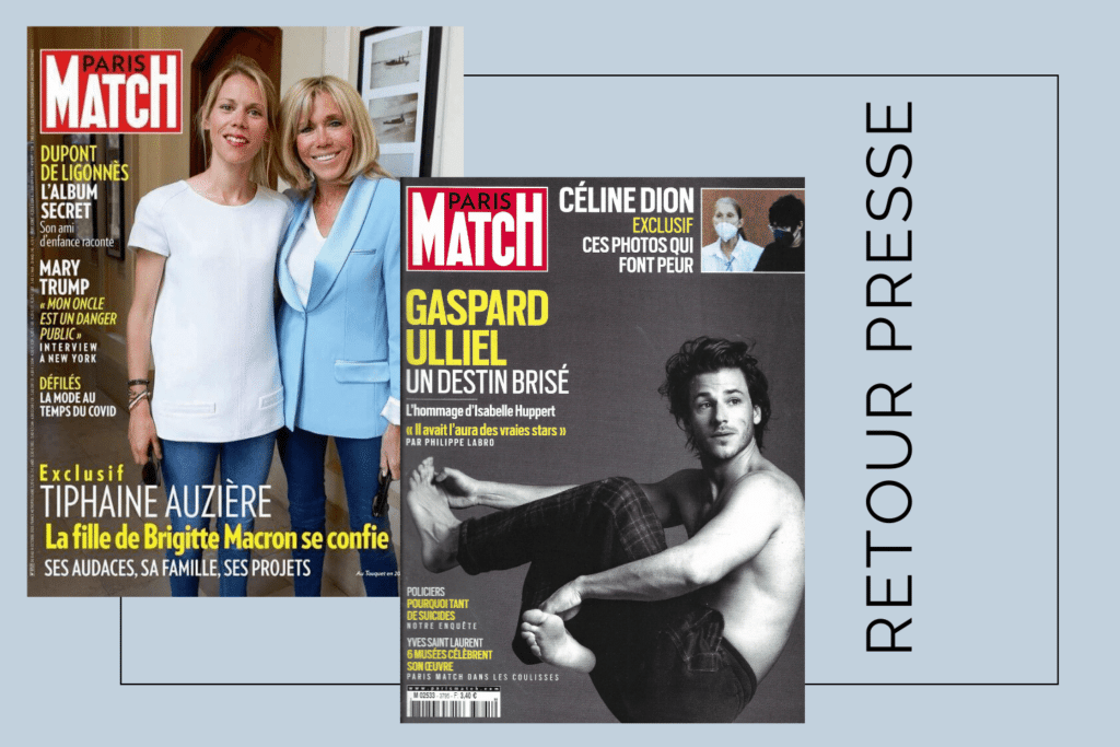 Parution – Magazine Paris Match – Oct 2020 & JANV 2022